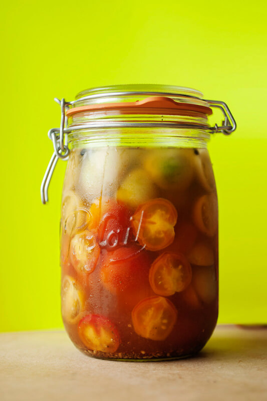 pickled tomates by megumi